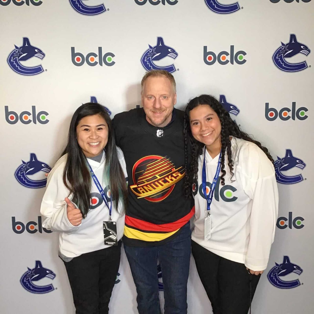 Corey Hirsch at the BCLC photo booth