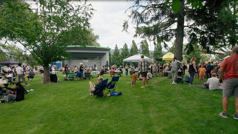 Event at Polson Park in Vernon, BC in 2025