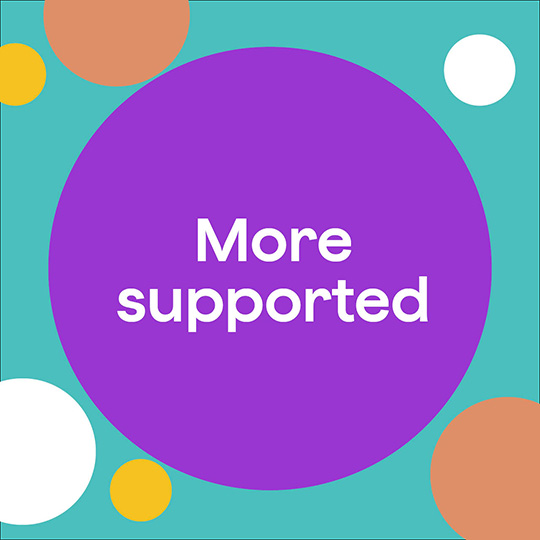 More supported bubble