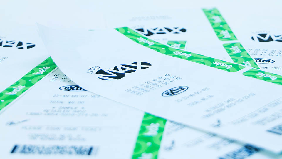 BCLC Lotto Max tickets