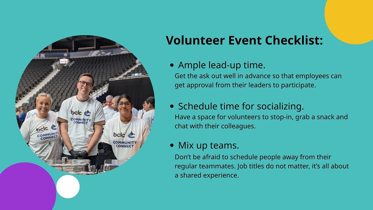 volunteer checklist