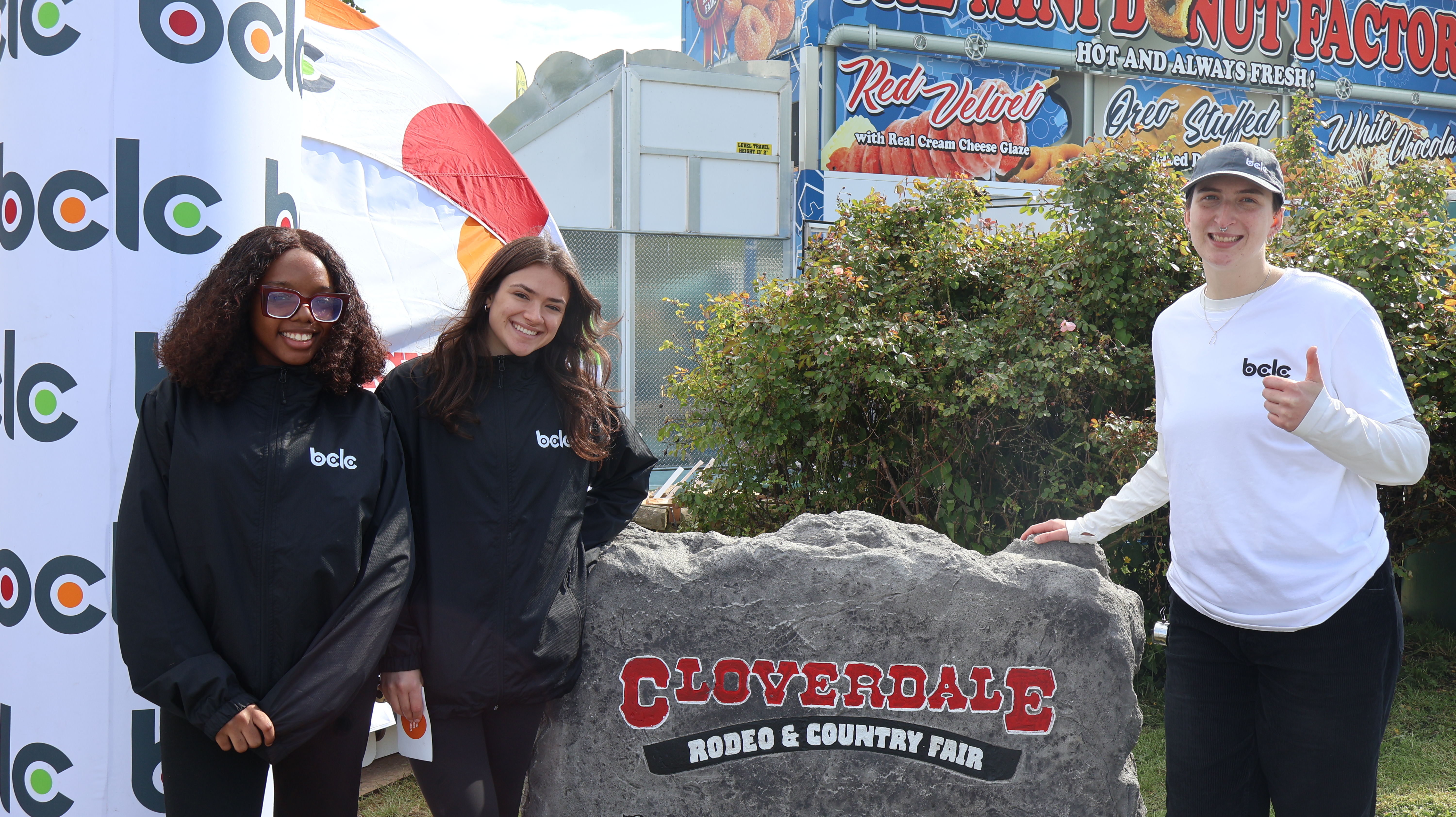 BCLC ambassadors at the Cloverdale Rodeo and Country Fair in May of 2025