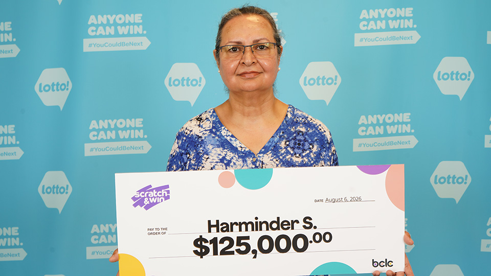BCLC S&W winner Harminder S.