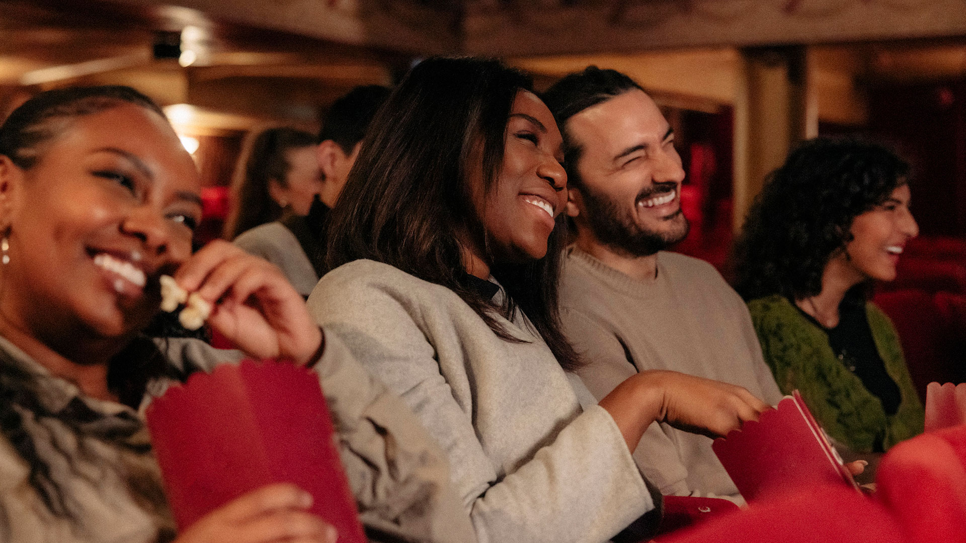 People in a movie theatre