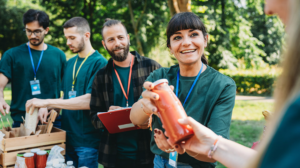 Image of food delivery