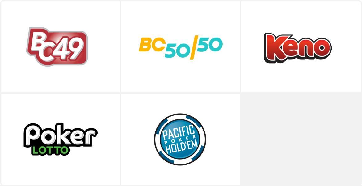 Logos of regional lottery games